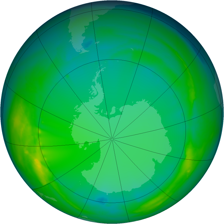 Ozone Map 2007-07-13
